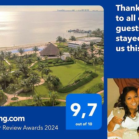 Swim The Caribbean & Work With A View Apartment Cancun Exterior photo